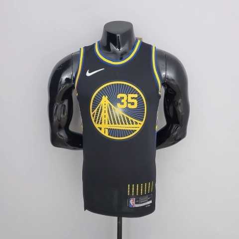 CAMISETA DO GOLDEN STATE WARRIORS - DURANT 35-PRETA