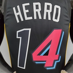 CAMISETA DO MIAMI HEAT - HERRO 14 - PRETA - NETSHIRTS