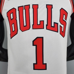 CAMISETA DO CHICAGO BULLS - ROSE 1 - BRANCA - 75 ANOS DA NBA - comprar online