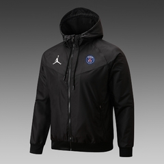 JAQUETA CORTA VENTO DO PSG JORDAN PRETA - 22/23