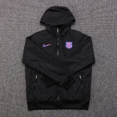 JAQUETA CORTA VENTO DO BARCELONA PRETA - 22/23 - comprar online