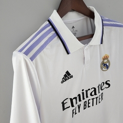 Imagem do CAMISA DO REAL MADRID- MANGA LONGA - HOME 22/23