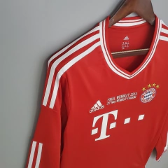CAMISA RETRÔ DO BAYERN DE MUNIQUE - MANGA LONGA-HOME 13/14 - loja online
