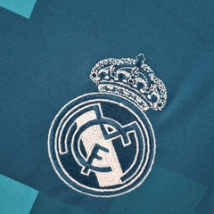 CAMISA RETRÔ DO REAL MADRID MANGA LONGA - THIRD 17/18 na internet