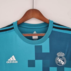 CAMISA RETRÔ DO REAL MADRID MANGA LONGA - THIRD 17/18 - comprar online