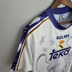 CAMISA RETRO REAL MADRID-97/98 COMEMORATIVA - loja online