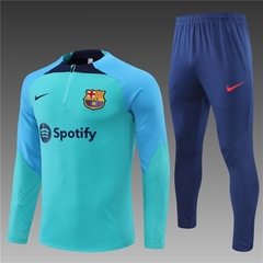 CONJUNTO AGASALHO DO BARCELONA AZUL 22/23 - comprar online