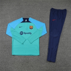 CONJUNTO AGASALHO DO BARCELONA AZUL 22/23