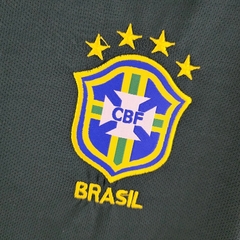 CAMISA RETRÔ DO BRASIL-GOALKEEPER VERDE ESCURO 1998 na internet
