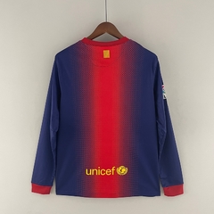 CAMISA RETRÔ DO BARCELONA-MANGA LONGA-HOME 12/13 - NETSHIRTS