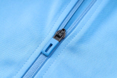 CONJUNTO AGASALHO DA ARGENTINA - ZÍPER COMPLETO - AZUL/PRETO 22/23