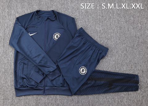 CONJUNTO AGASALHO DO CHLESEA - AZUL MARINHO 22/23