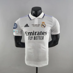 CAMISA DO REAL MADRID VERSÃO JOGADOR - PATCH CHAMPIONS 14 - 22/23 - comprar online