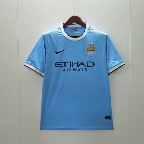 CAMISA RETRÔ DO MANCHESTER CITY - HOME 13/14