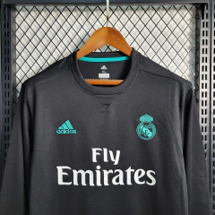 CAMISA RETRÔ DO REAL MADRID - MANGA LONGA - AWAY ll 17/18 - comprar online