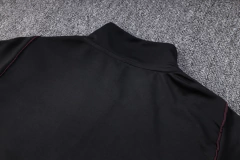 CONJUNTO AGASALHO DA ALEMANHA - ZÍPER COMPLETO - PRETO 22/23