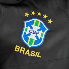JAQUETA CORTA VENTO DO BRASIL - PRETA - 22/23 - NETSHIRTS