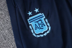 CONJUNTO AGASALHO DA ARGENTINA - ZÍPER COMPLETO - AZUL/PRETO 22/23 - NETSHIRTS
