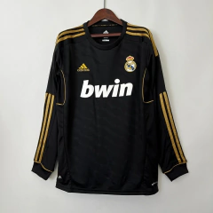 CAMISA RETRÔ DO REAL MADRID - MANGA LONGA - AWAY 11/12