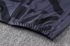 CONJUNTO AGASALHO DO BORÚSSIA DORTMUND - ZÍPER COMPLETO - BRANCO/AZUL 22/23 na internet