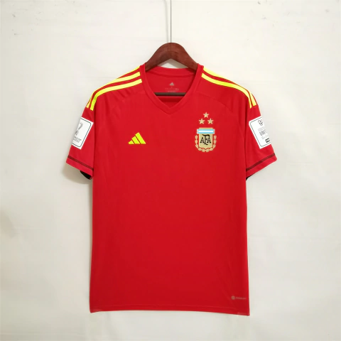 CAMISA DA ARGENTINA - GOLEIRO - VERMELHO 22/23