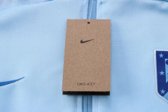 CONJUNTO AGASALHO DO ATLÉTICO DE MADRID - ZÍPER COMPLETO - AZUL 22/23 - comprar online