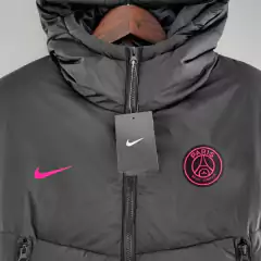 AGASALHO DE ALGODÃO DO PSG BRANCO/PRETO/AZUL 22/23 - loja online