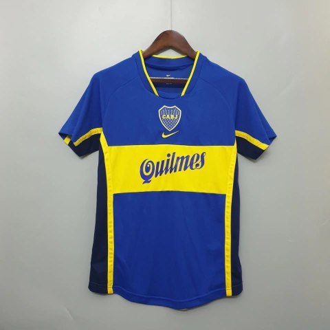 CAMISA RETRÔ DO BOCA JUNIORS 2001