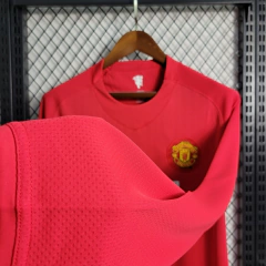 CAMISA RETRÔ DO MANCHESTER UNITED - MANGA LONGA - HOME 07/08 - loja online