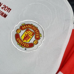 CAMISA RETRÔ DO MANCHESTER UNITED 10/11 - loja online