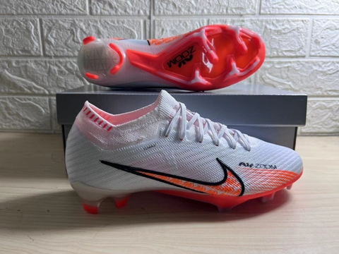 CHUTEIRA CAMPO - NIKE AIR ZOOM MERCURIAL SUPERFLY IX ELITE FG 39-45 - LARANJA/BRANCO