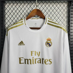 CAMISA RETRÔ DO REAL MADRID - MANGA LONGA - HOME 19/20 - NETSHIRTS