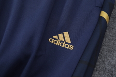 CONJUNTO AGASALHO DO AJAX - MEIO ZÍPER - VERMELHO/PRETO 22/23