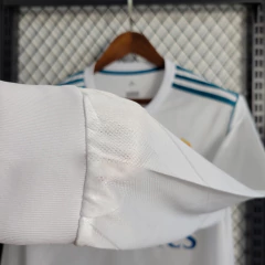 CAMISA RETRÔ DO REAL MADRID - MANGA LONGA - HOME 17/18