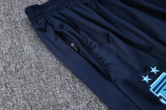 CONJUNTO AGASALHO DA ARGENTINA - ZÍPER COMPLETO - AZUL/PRETO 22/23 - comprar online