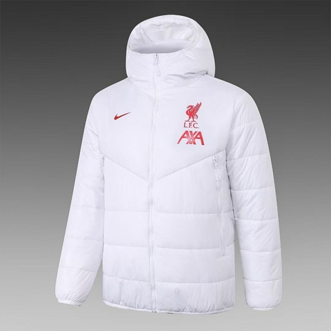 AGASALHO DE ALGODÃO DO LIVERPOOL - BRANCO 22/23