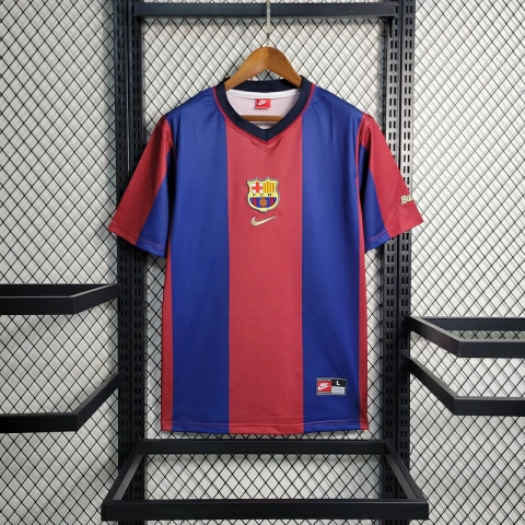 CAMISA DO BARCELONA RETRÔ - HOME 98/99