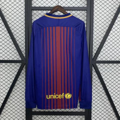 CAMISA RETRÔ DO BARCELONA-MANGA LONGA-HOME 17/18 - comprar online