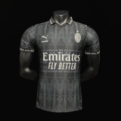 CAMISA DO MILAN VERSÃO JOGADOR - ESPECIAL PRETA 2024