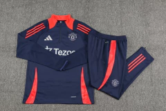 CONJUNTO AGASALHO DO MANCHESTER UNITED - AZUL 24/25 na internet