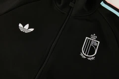 CONJUNTO AGASALHO DA BÉLGICA CLÁSSICO - PRETO 2026/27 - NETSHIRTS