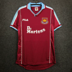 CAMISA RETRÔ DO WEST HAM - DI CANIO 10 - HOME 1999/2001 - comprar online