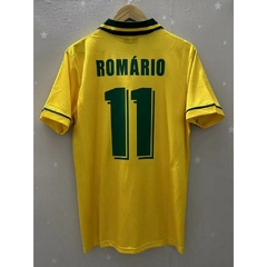CAMISA RETRÔ DO BRASIL - ROMARIO 11 - HOME 1994
