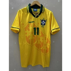 CAMISA RETRÔ DO BRASIL - ROMARIO 11 - HOME 1994 - comprar online