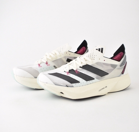 TÊNIS ADIZERO ADIOS PRO 3 - UNISSEX - BRANCO/CINZA