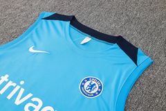 CONJUNTO DE TREINO DO CHELSEA - PRETO/AZUL 24/25 - loja online