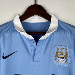 CAMISA RETRÔ DO MANCHESTER CITY - HOME 15/16 na internet