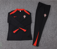 CONJUNTO AGASALHO INFANTIL DE PORTUGAL - PRETO 24/25