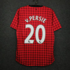 CAMISA RETRÔ DO MANCHESTER UNITED - VAN PERSIE 20 - HOME 12/13
