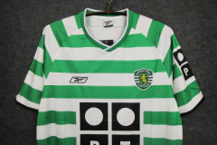 CAMISA RETRÔ DO SPORTING LISBOA - RONALDO 28 - HOME 03/04 - loja online